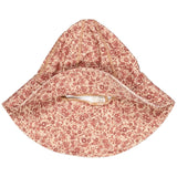 Wheat Red Flower Meadow UV Sun Hat