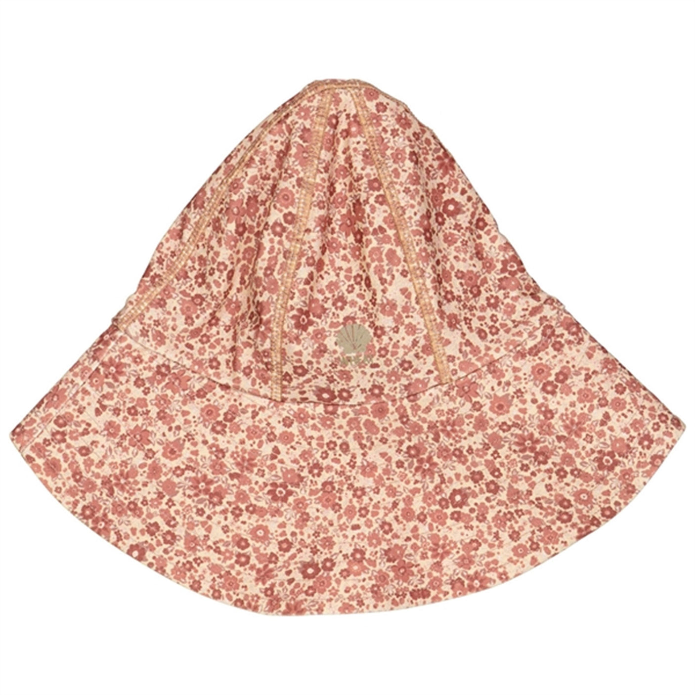 Wheat Red Flower Meadow UV Sun Hat