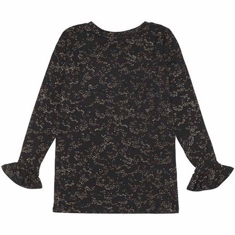 Soft Gallery Jet Black Flowerdust Elia T-shirt L/S