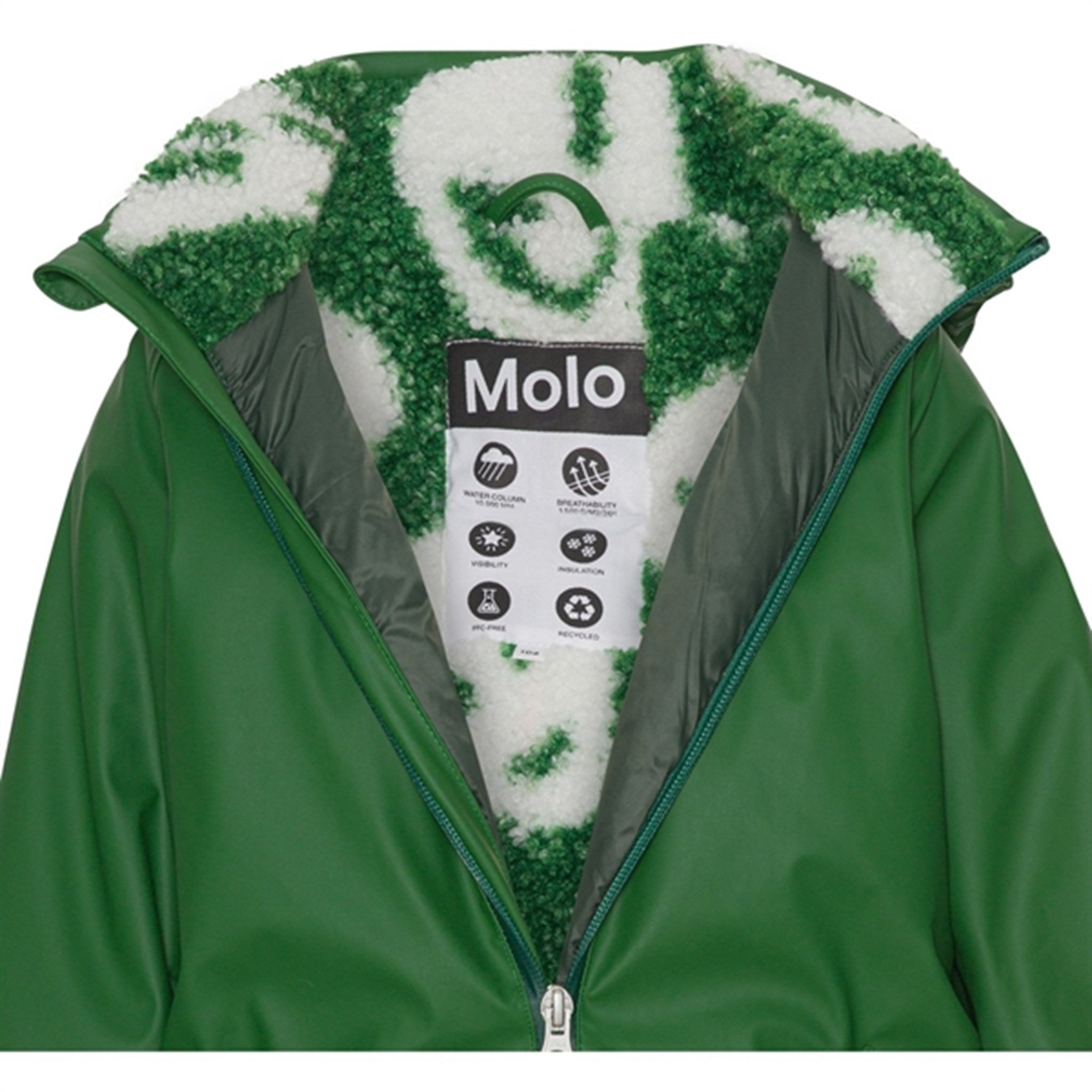 Molo Woodland Green Paco Junior Snowsuit 2