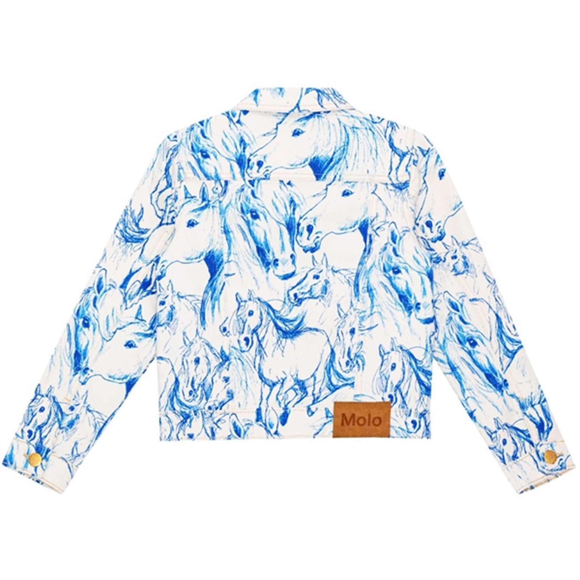 Molo Blue Horses Heidi Jacket