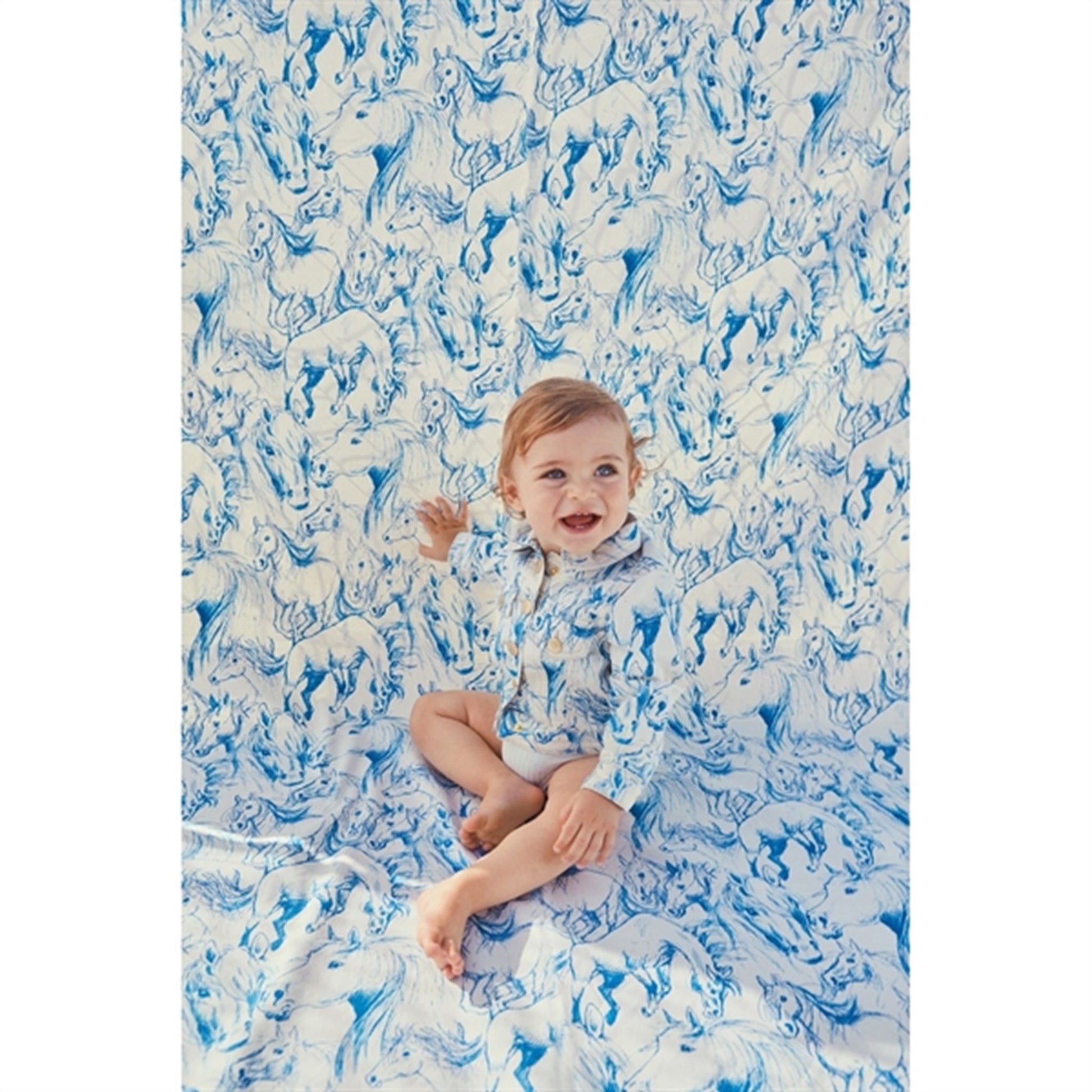 Molo Blue Horses Heidi Jacket