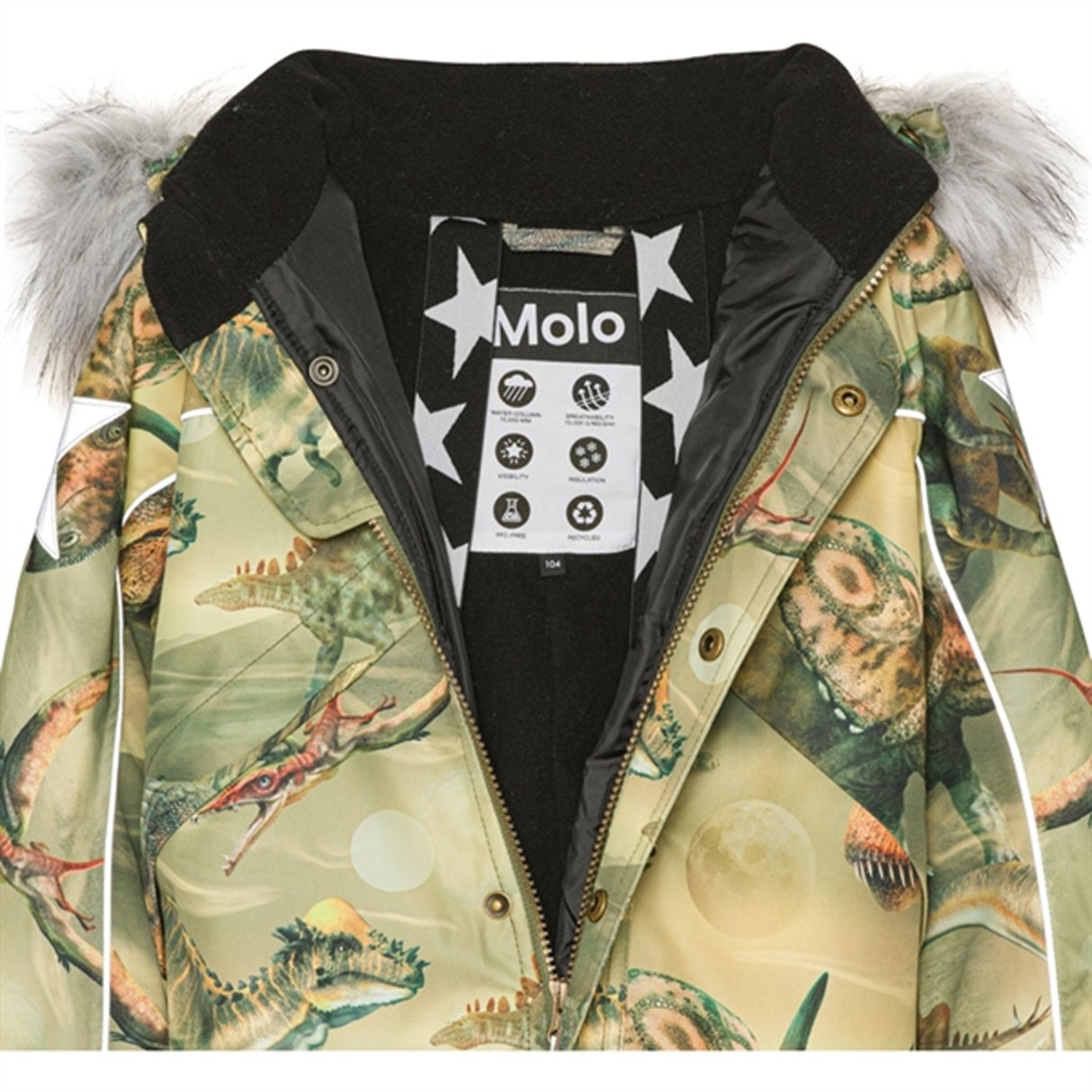 Molo Ancient Time Polaris Fur Junior Snowsuit