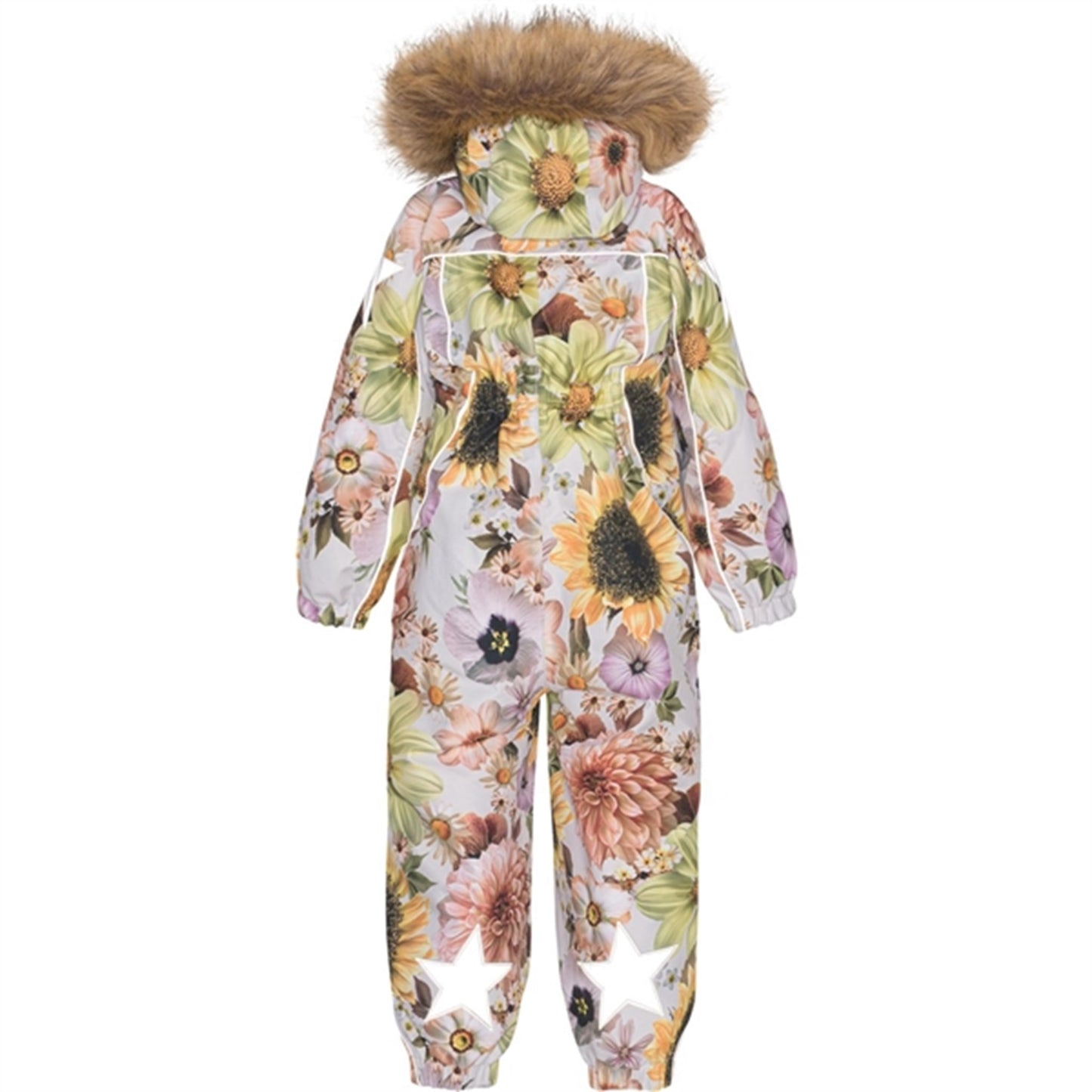 Molo Retro Flowers Polaris Fur Junior Snowsuit