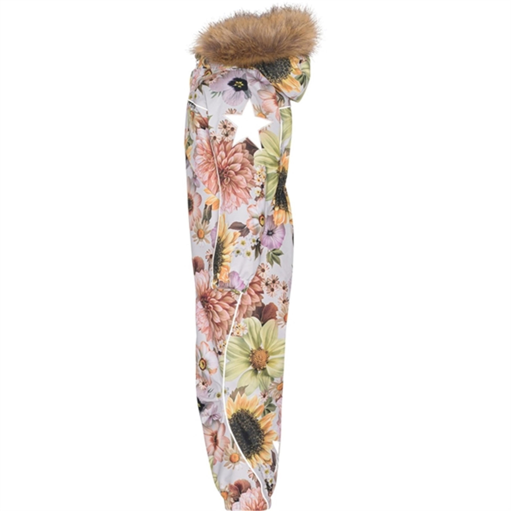 Molo Retro Flowers Polaris Fur Junior Snowsuit