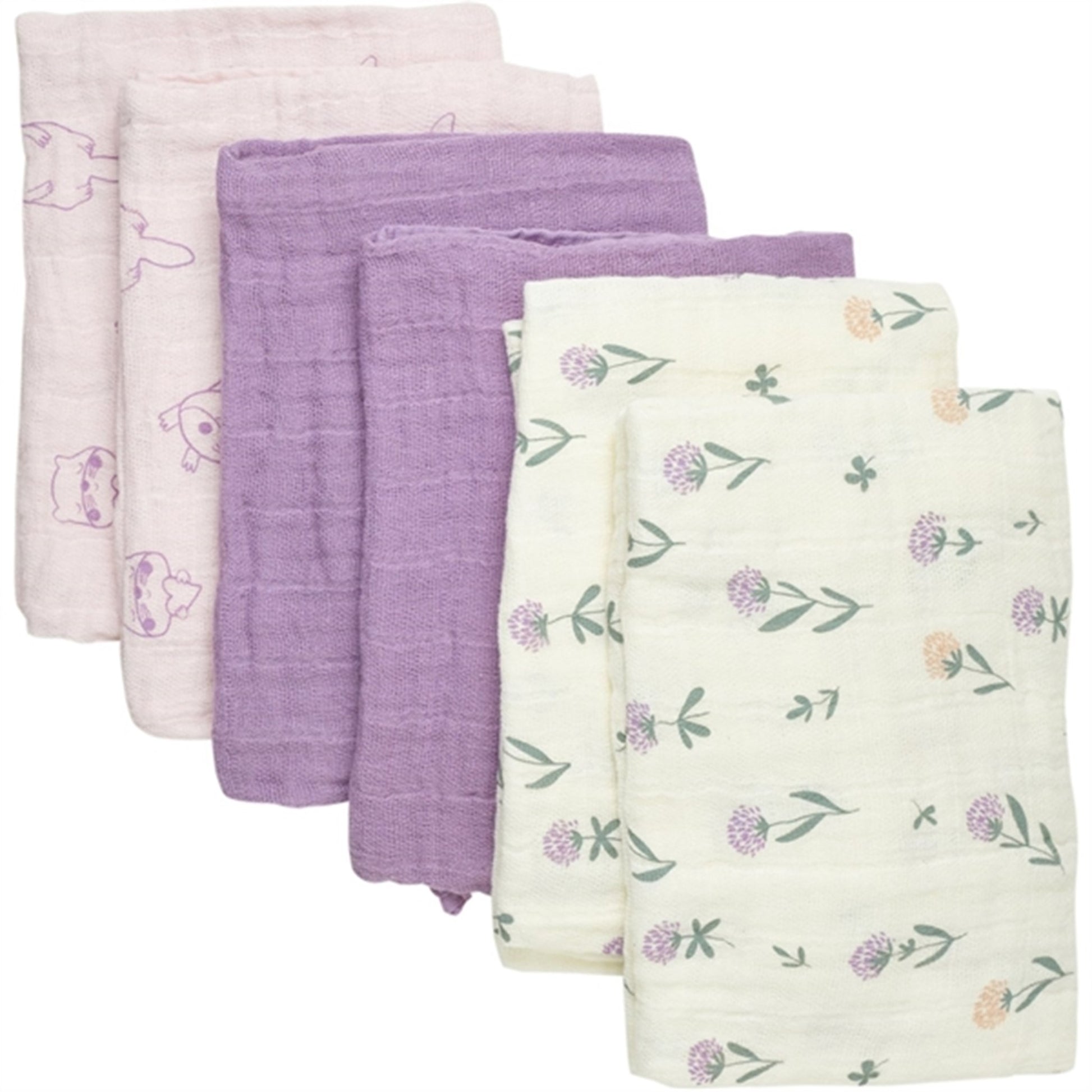 Pippi Organic Muslin Cloths 6-packOrkide