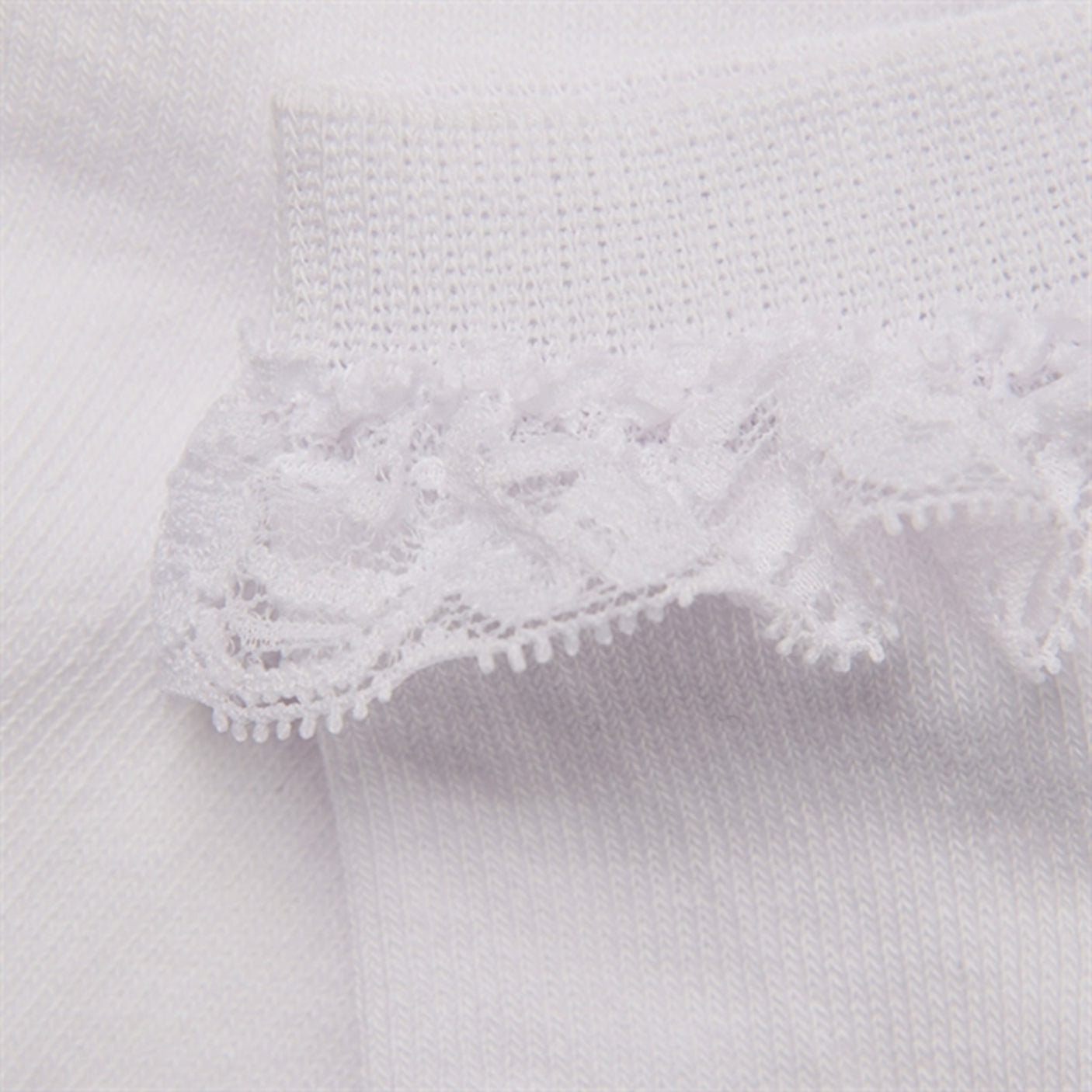 Minymo White Strømper m. Blonde NOOS