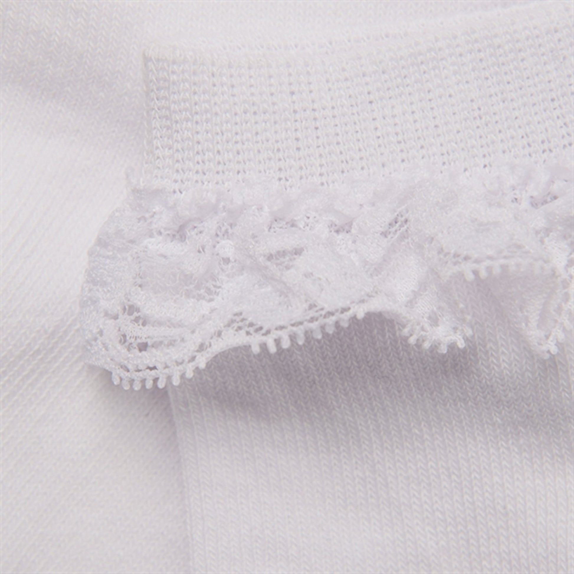 Minymo White Strømper m. Blonde NOOS