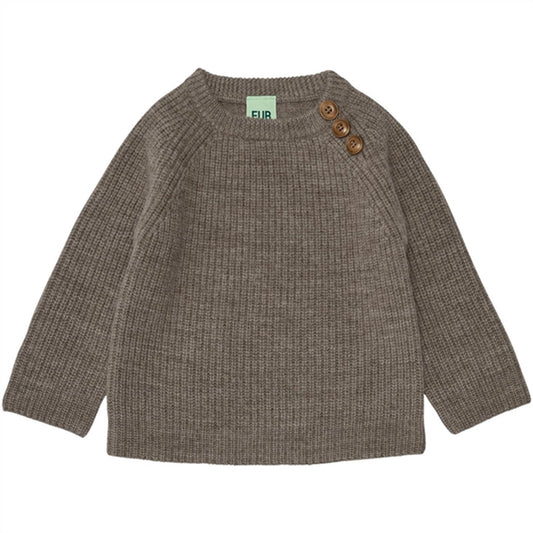 FUB Baby Rib Sweater Beige Melange