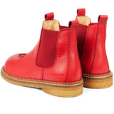 Angulus Chelsea Boots With Heart Red/Red Glitter/Red Elastic