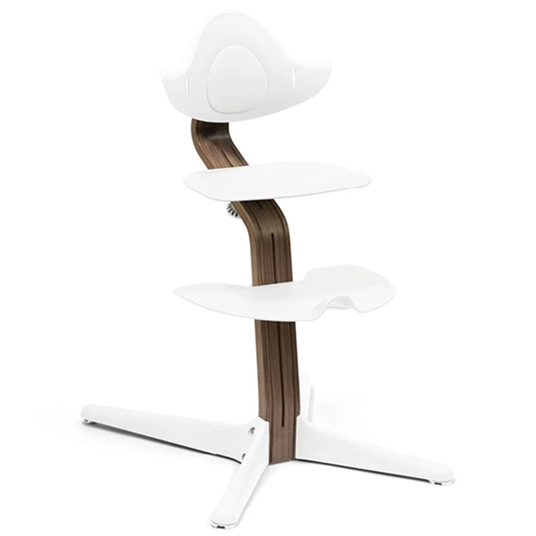 Stokke® Nomi® Chair Walnut White Incl. Babyset 2
