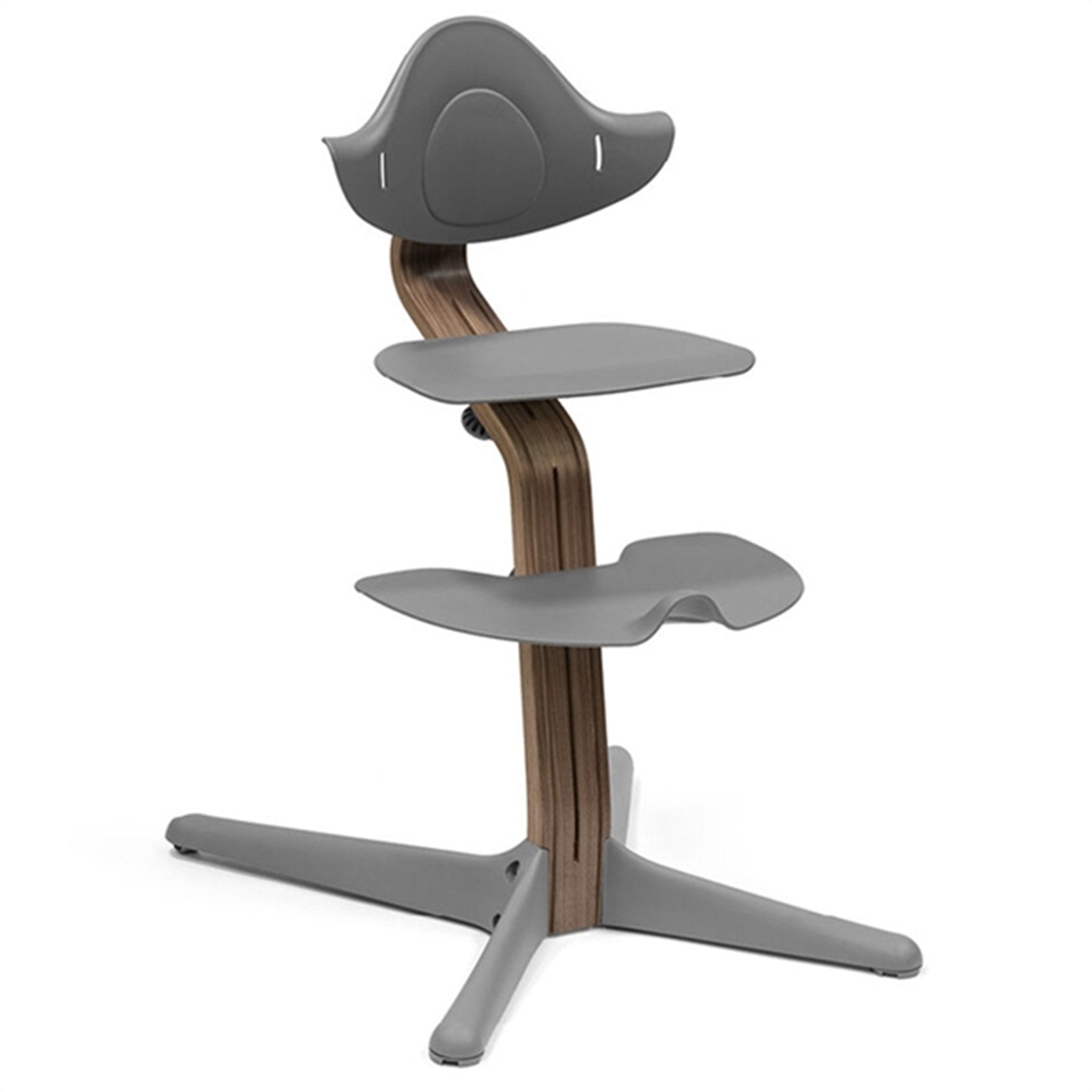 Stokke® Nomi® Chair Walnut Grey Incl. Babyset 2