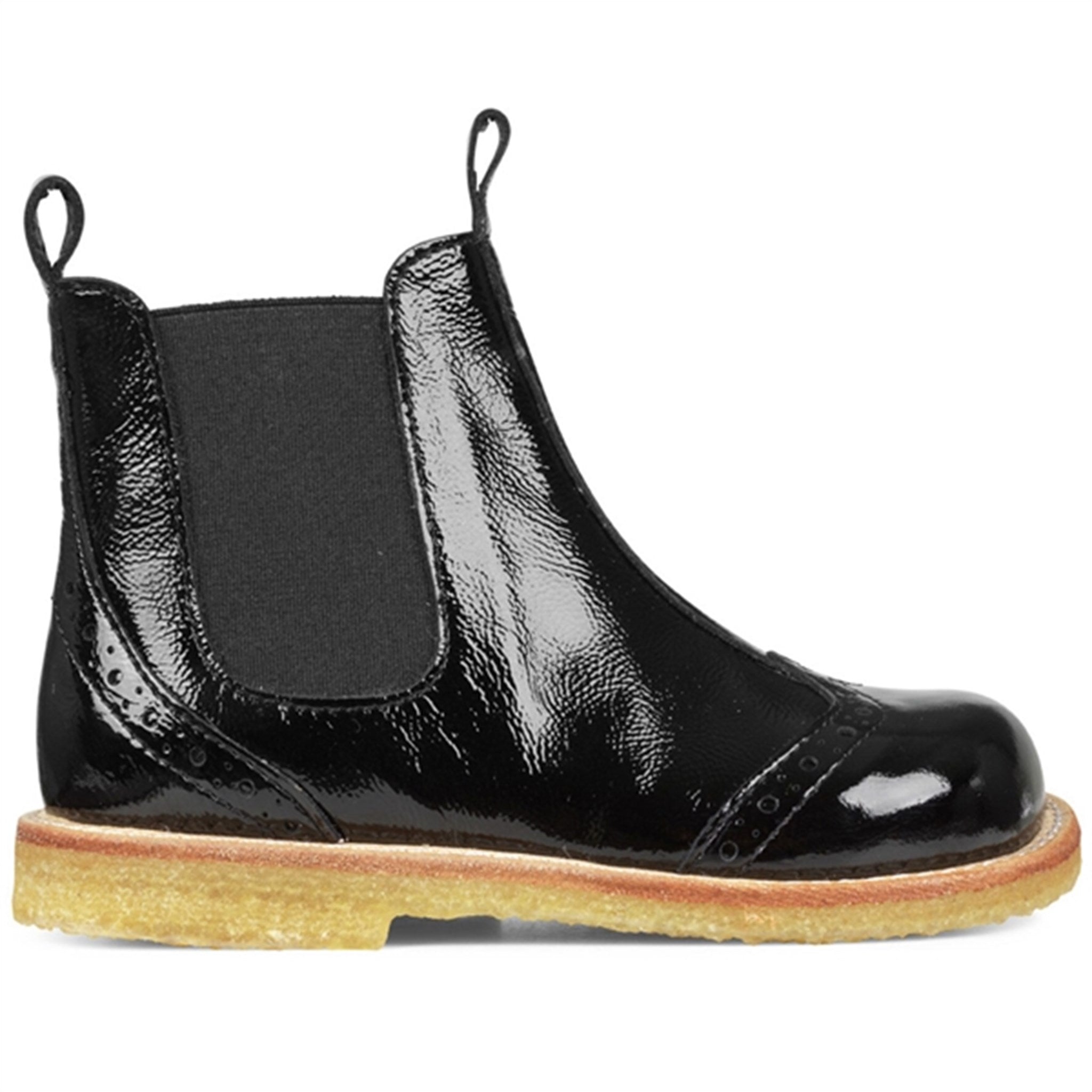 Angulus Chelsea Boots w Elastic Black/Black 3