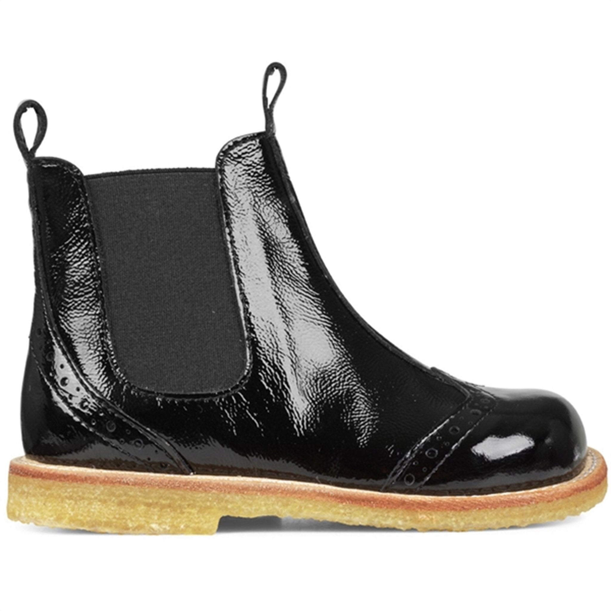 Angulus Chelsea Boots w Elastic Black/Black 4