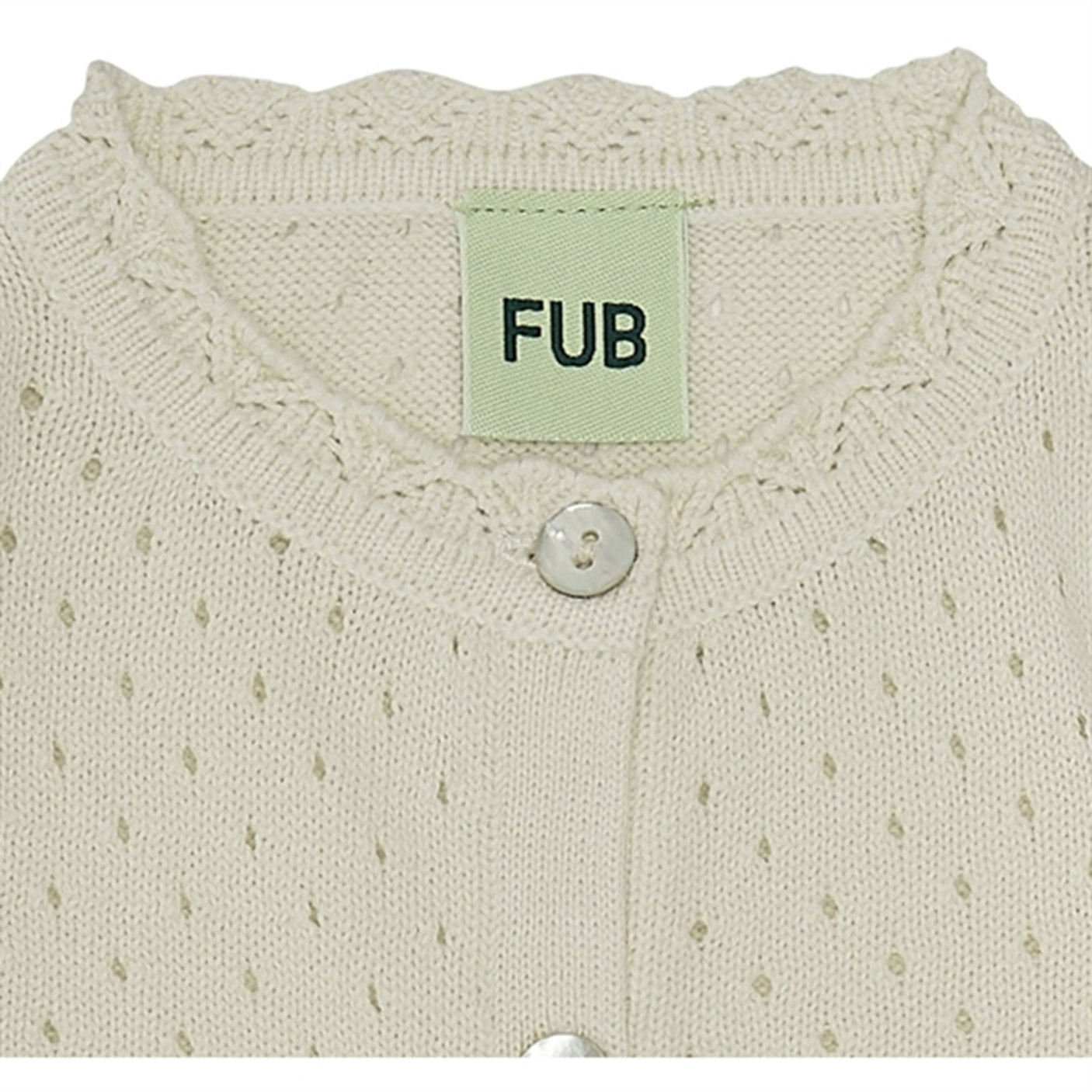 FUB Baby Cardigan Ecru