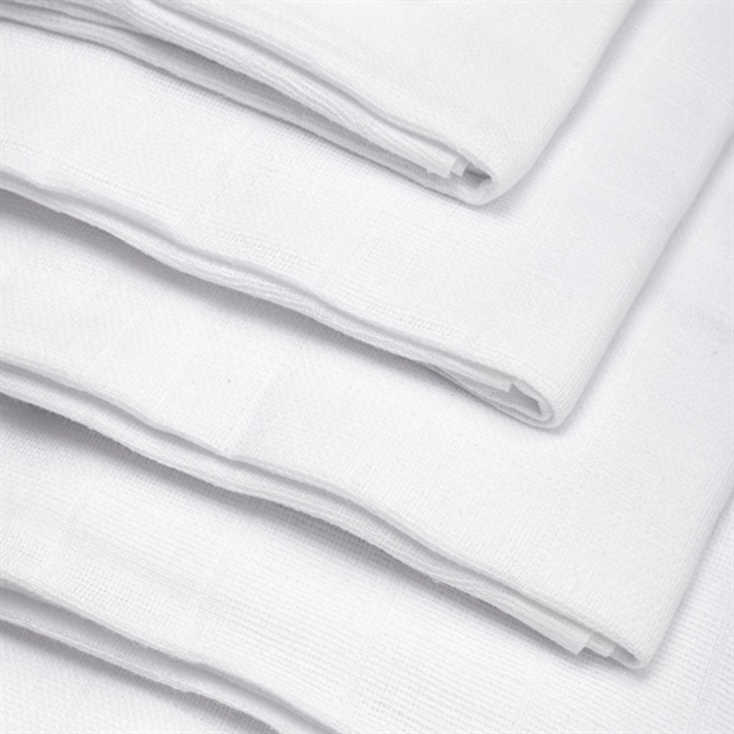 Pippi Muslin Cloths 8-pack Brilliant White