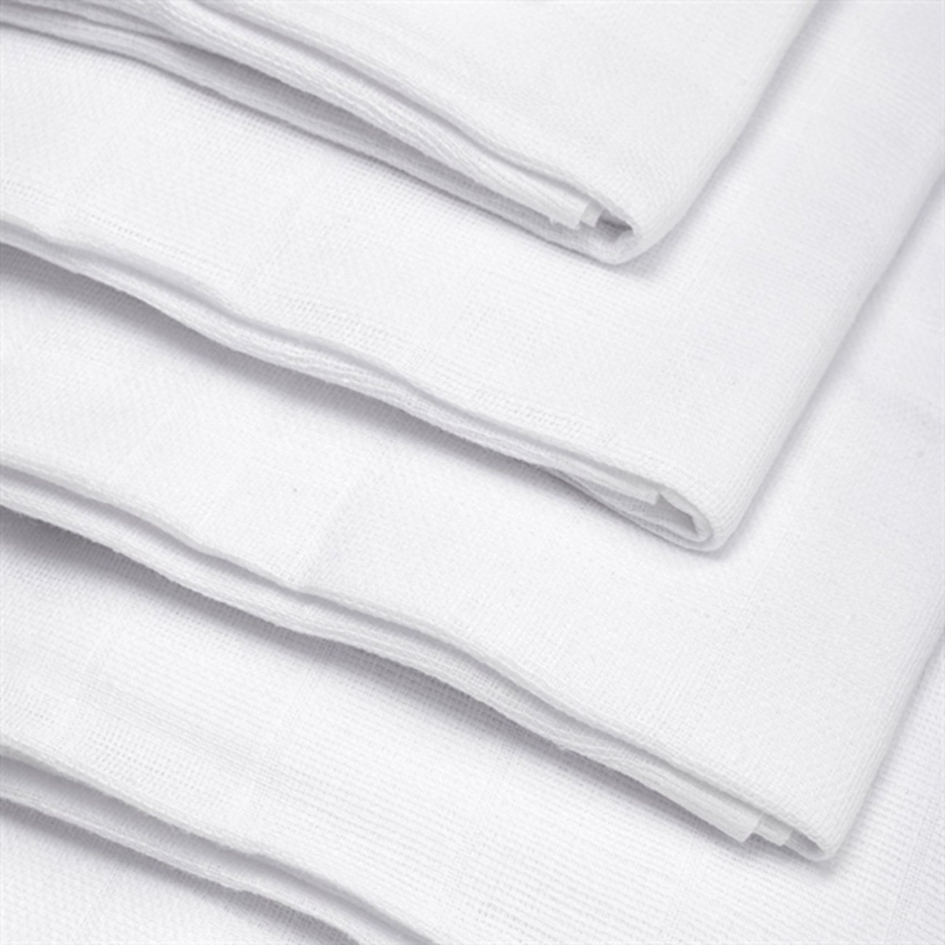 Pippi Muslin Cloths 8-pack Brilliant White
