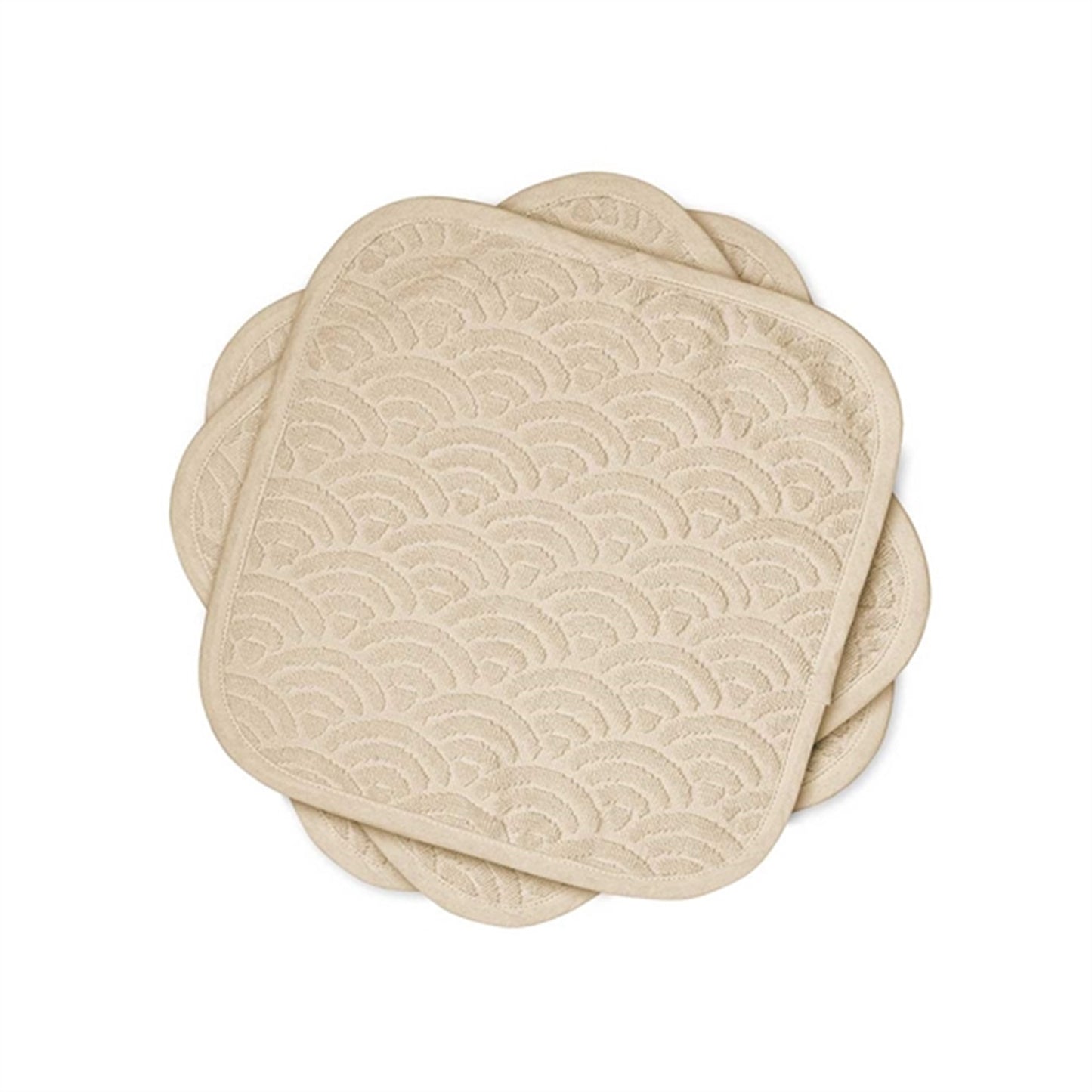 Cam Cam Copenhagen Washcloth 3-pack GOTS Almond