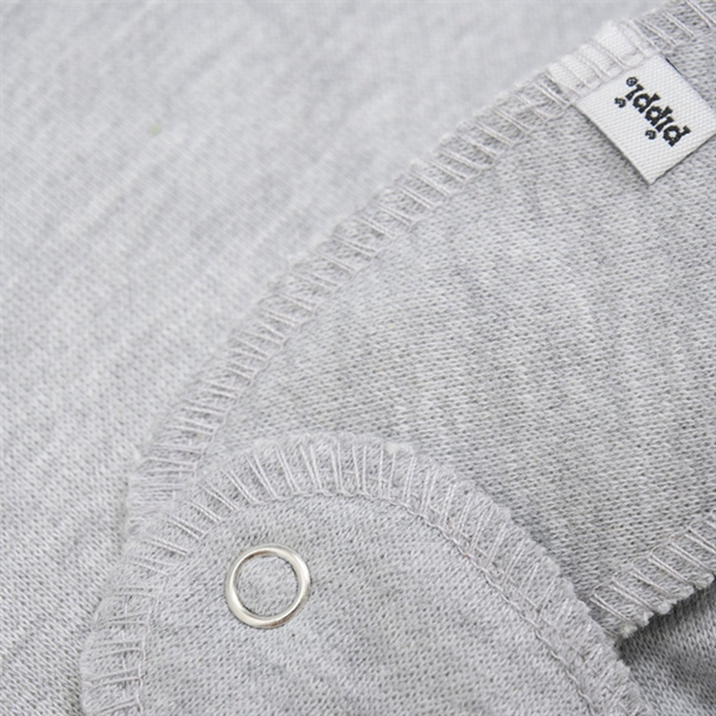 Pippi Bandana Bib Storebror Grey Melange