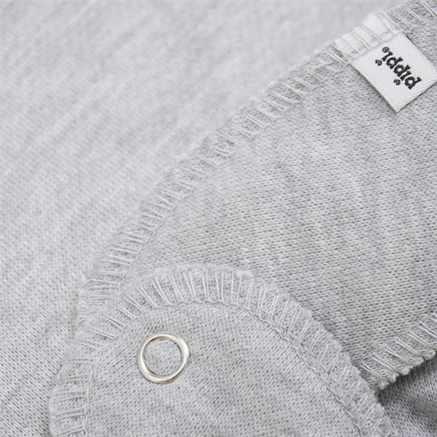 Pippi Bandana Bib Storebror Grey Melange