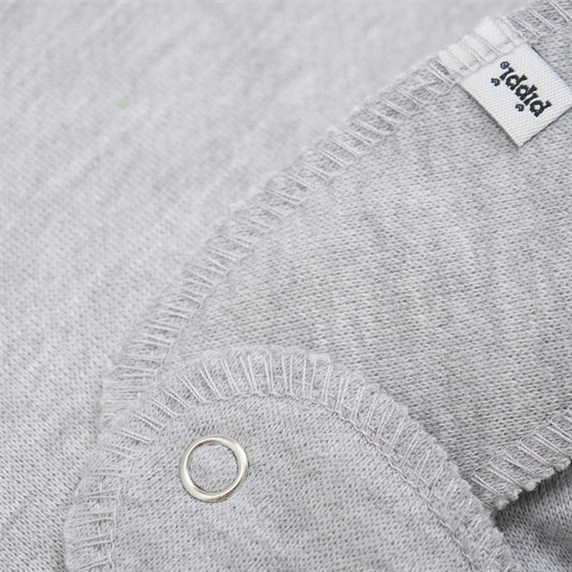 Pippi Bandana Bib Storebror Grey Melange