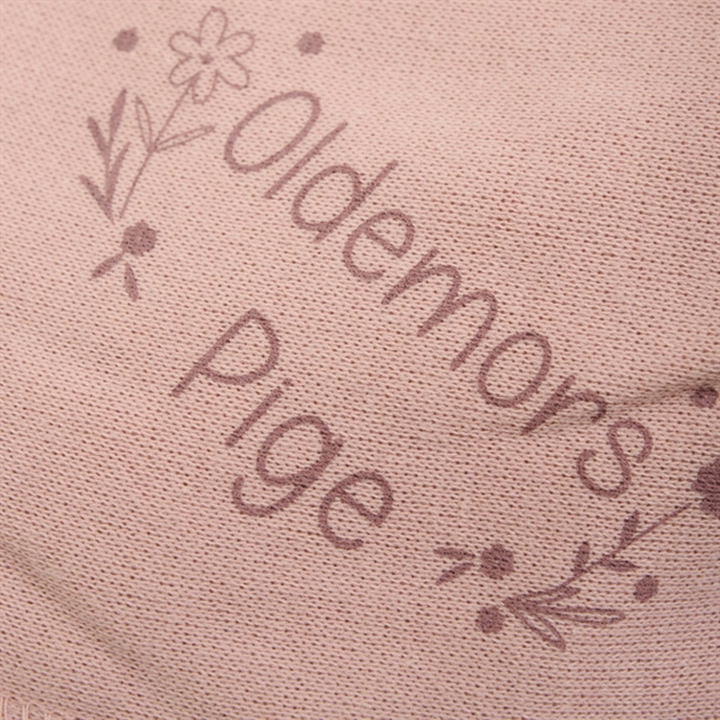 Pippi Bandana Bib Oldemors Pige Misty Rose