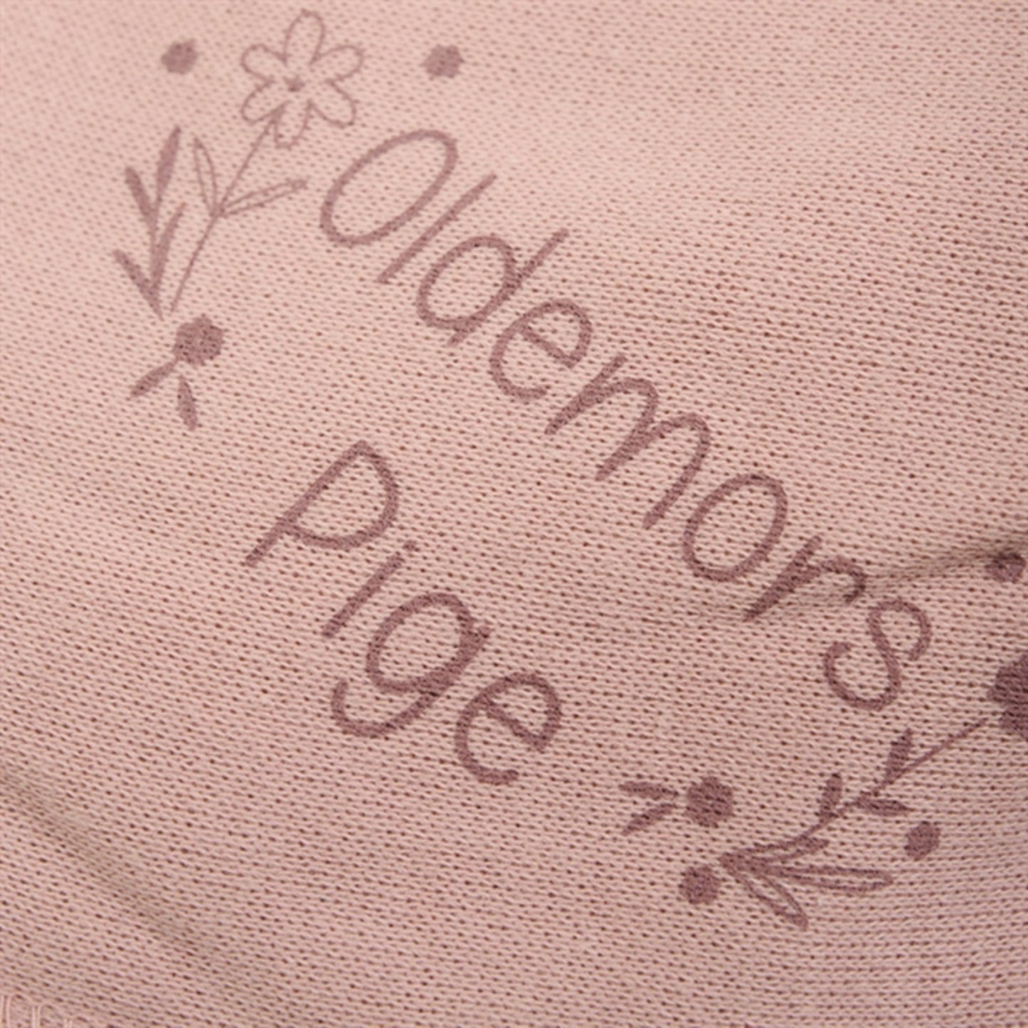 Pippi Bandana Bib Oldemors Pige Misty Rose