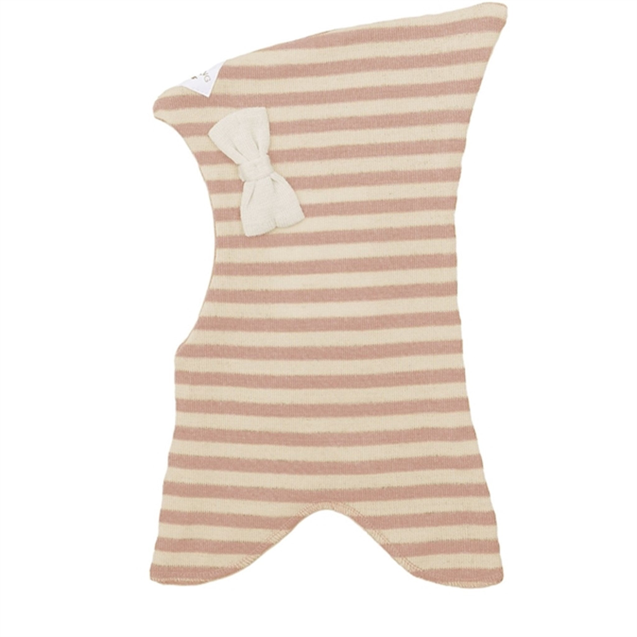 Racing Kids Nisse Balaclava with Bow Dusty Rose/Ivory