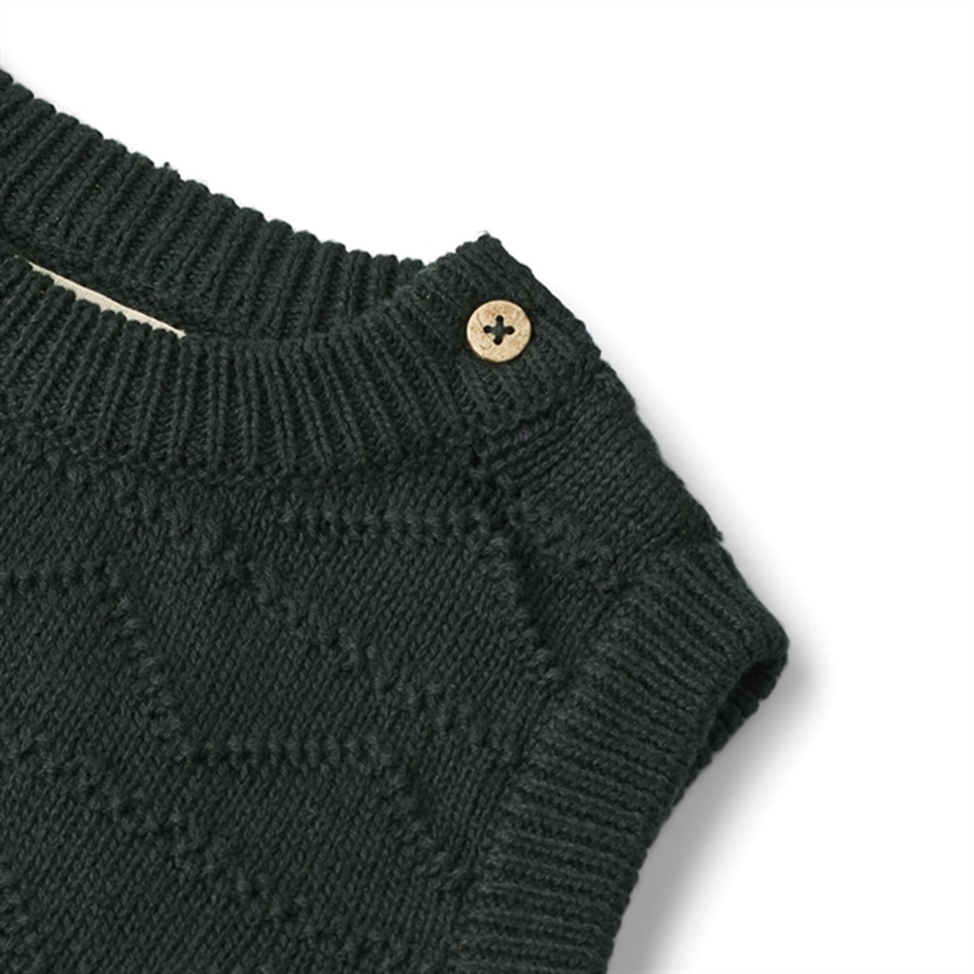 Wheat Navy Bobby Knit Vest
