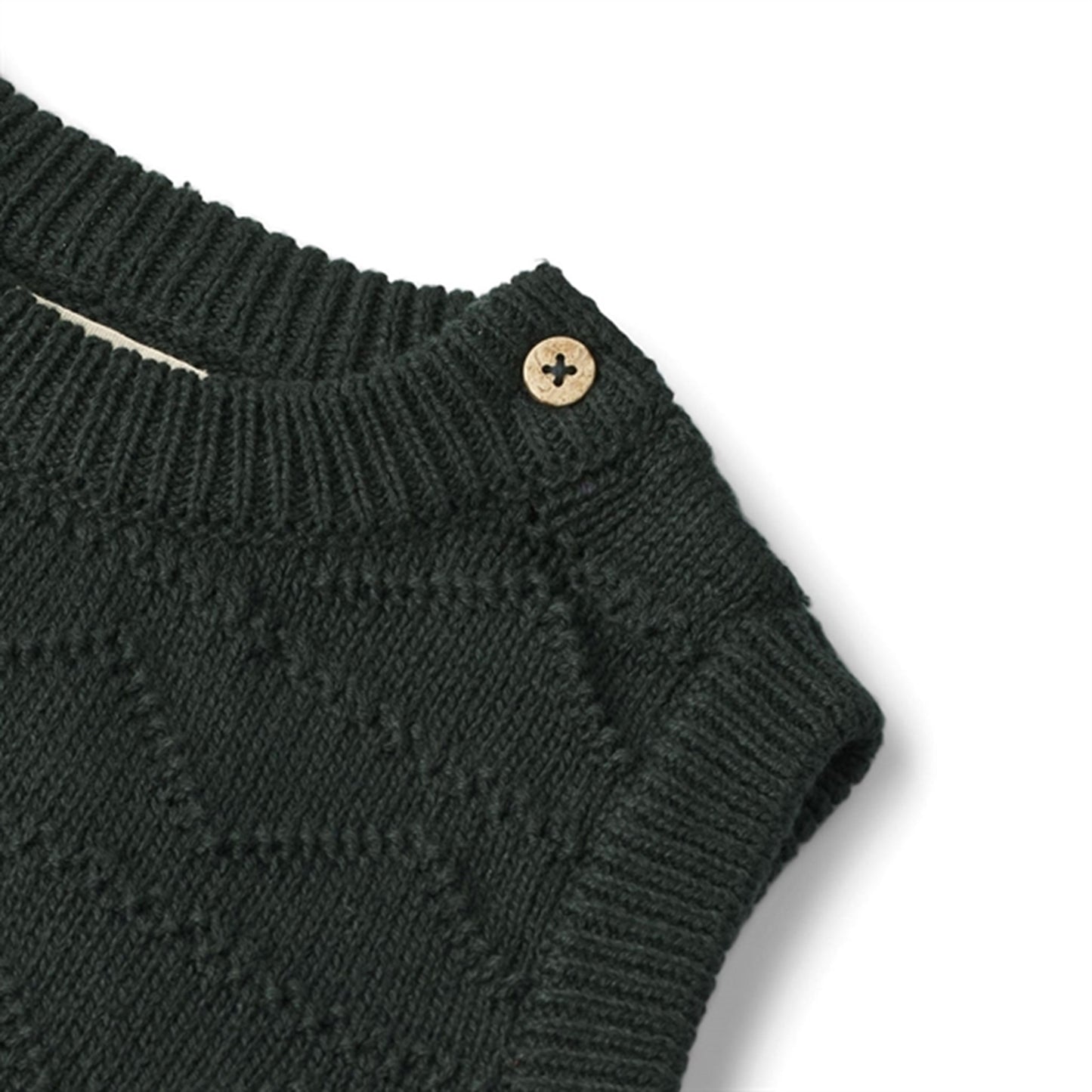 Wheat Navy Bobby Knit Vest