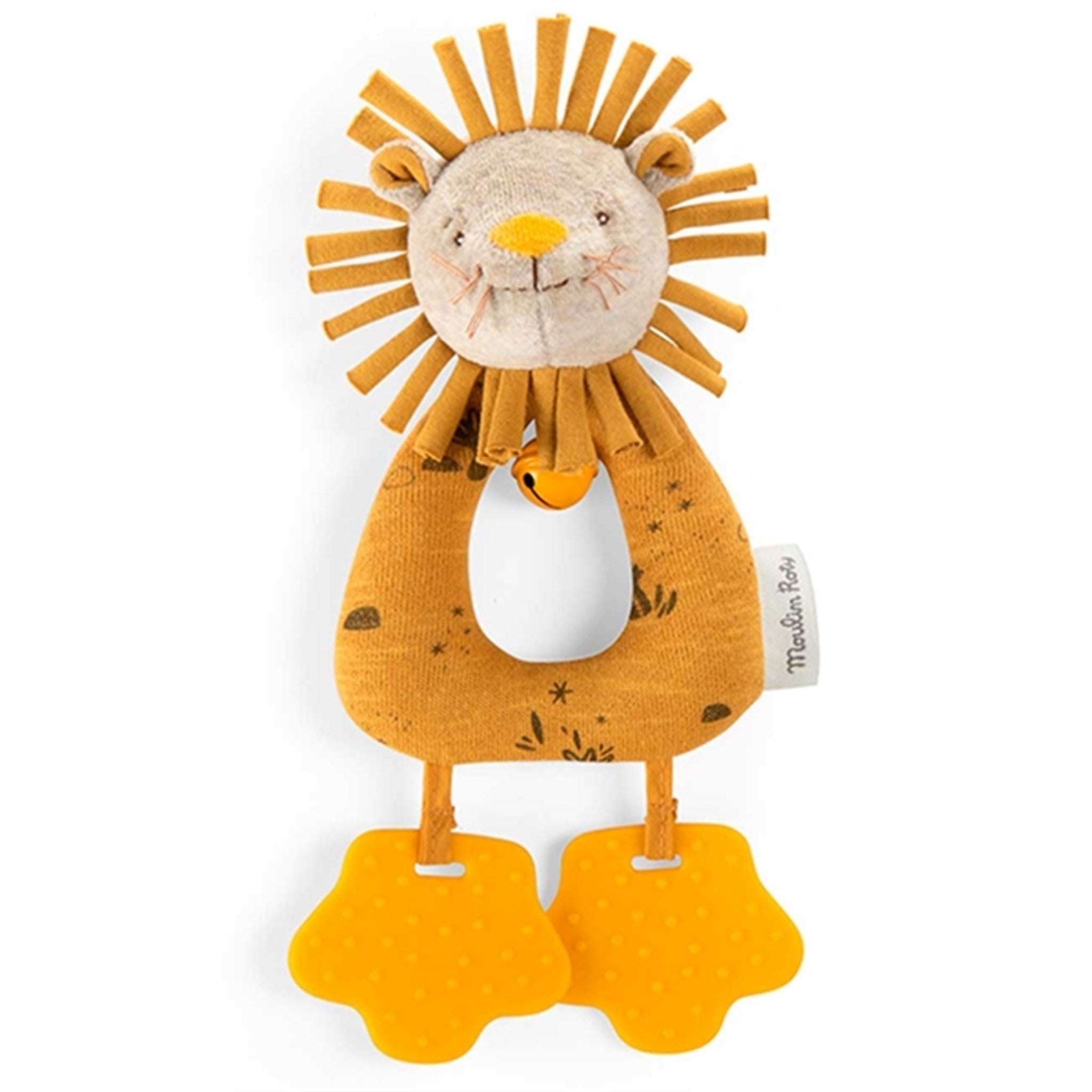 Moulin Roty Stuffed Animal With Rattle - Lion