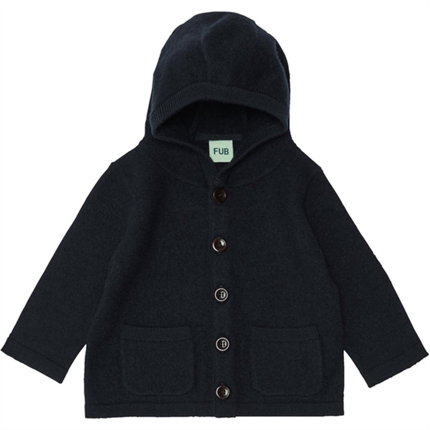 FUB Baby Felted Jacket Dark Navy