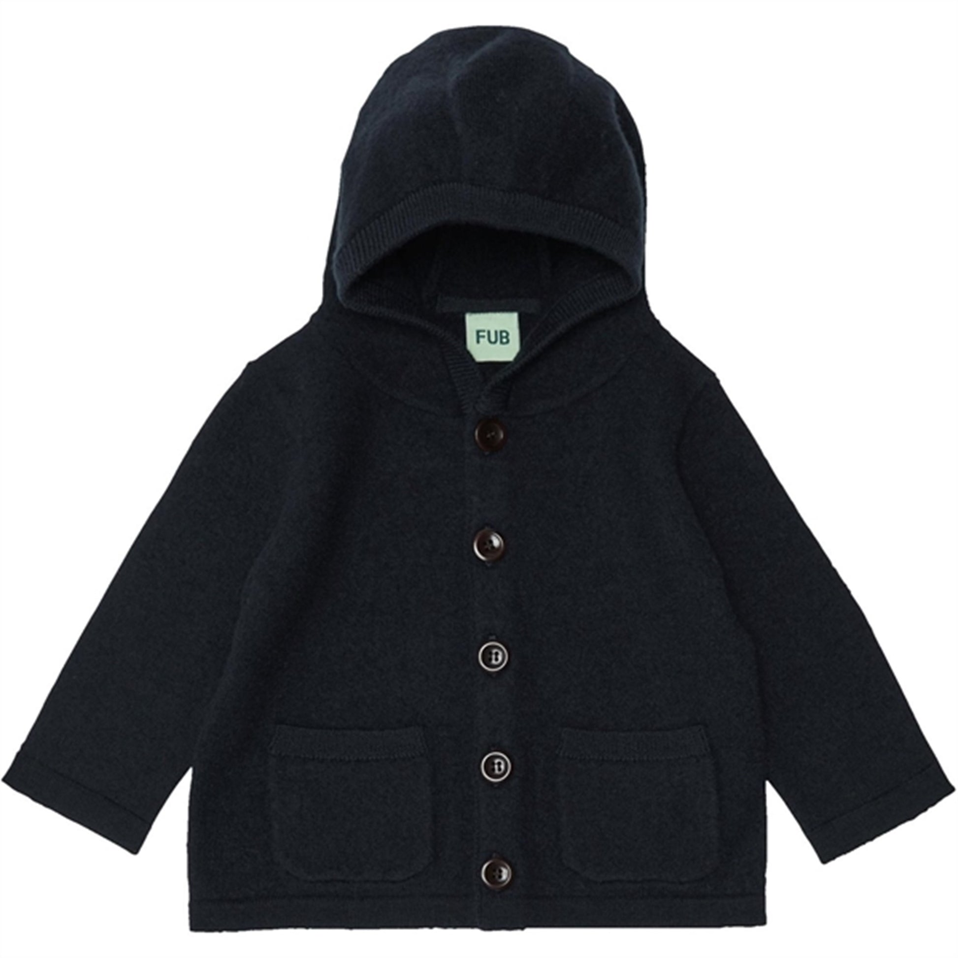 FUB Baby Felted Jacket Dark Navy