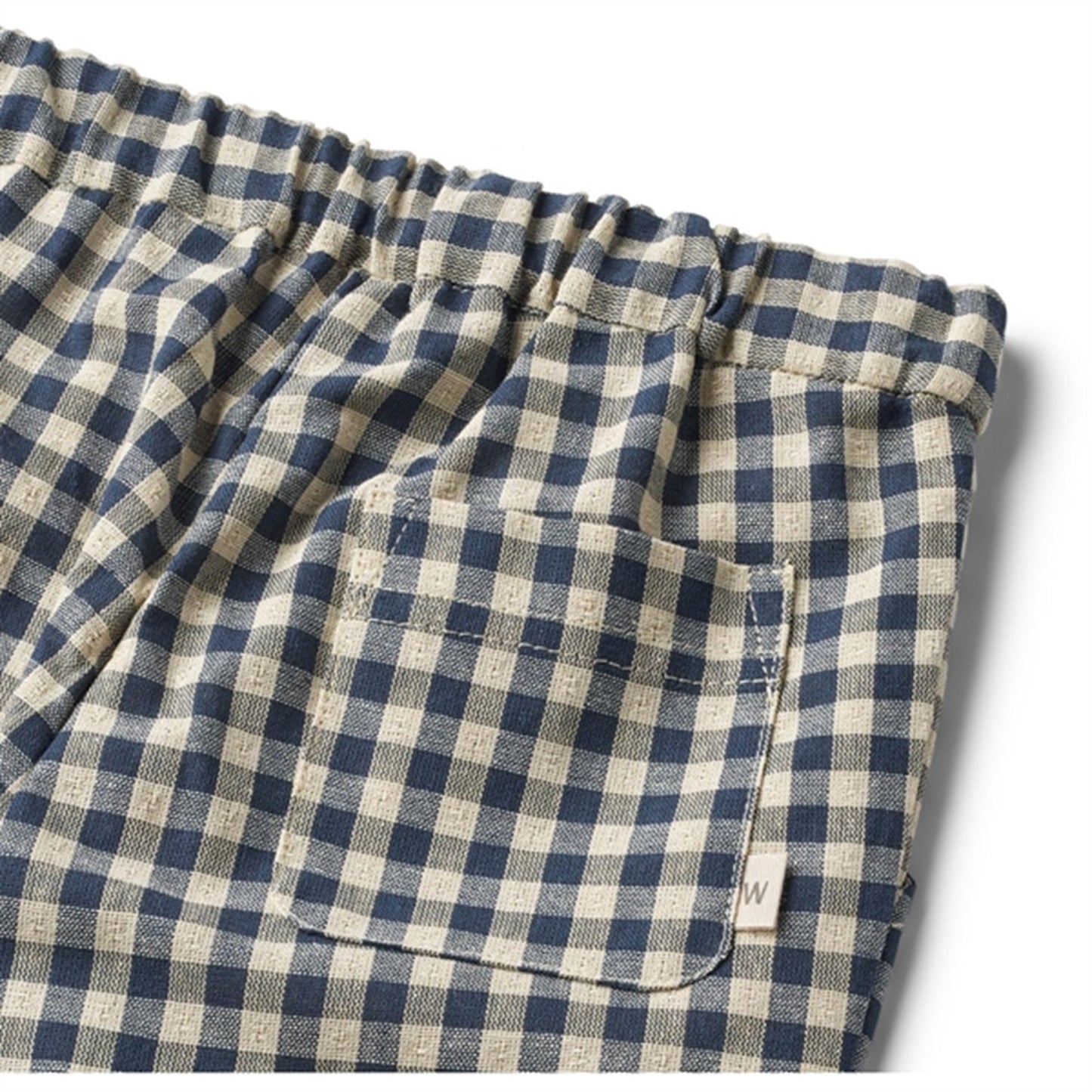 Wheat Blue Check Pants Andy