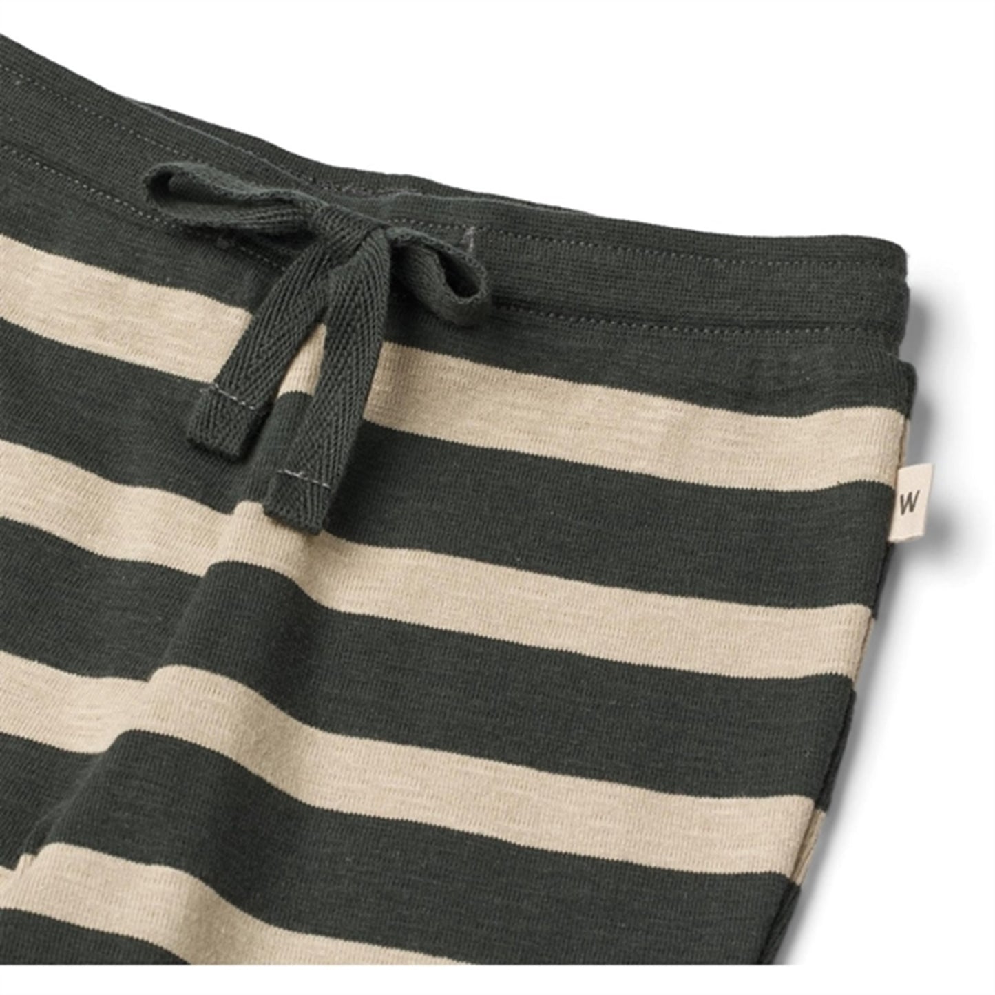 Wheat Dark Stripe Soft Sweatpants Leo