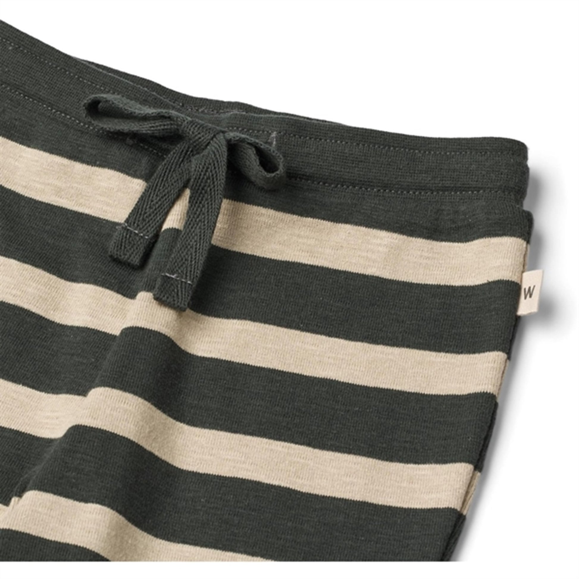 Wheat Dark Stripe Soft Sweatpants Leo