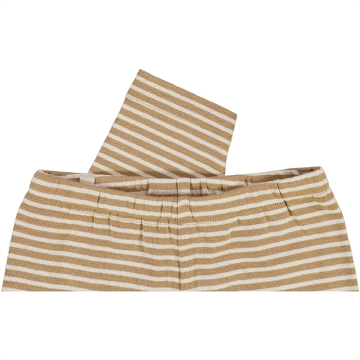 Wheat Cappuccino Stripe Silas Jersey Leggings