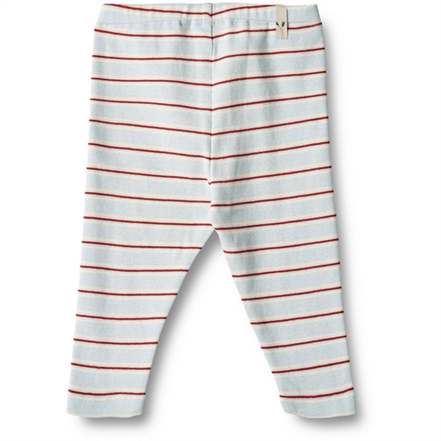 Wheat Light Blue Strip Jersey Leggings Silas