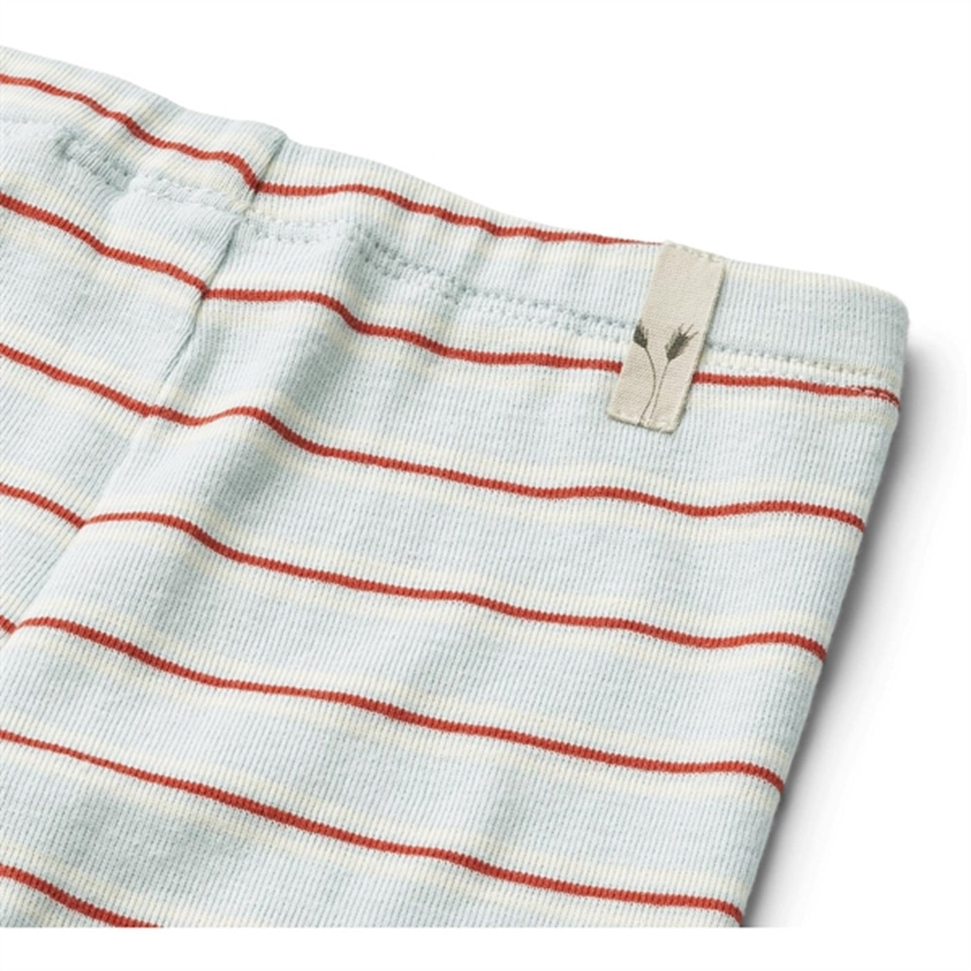 Wheat Light Blue Strip Jersey Leggings Silas