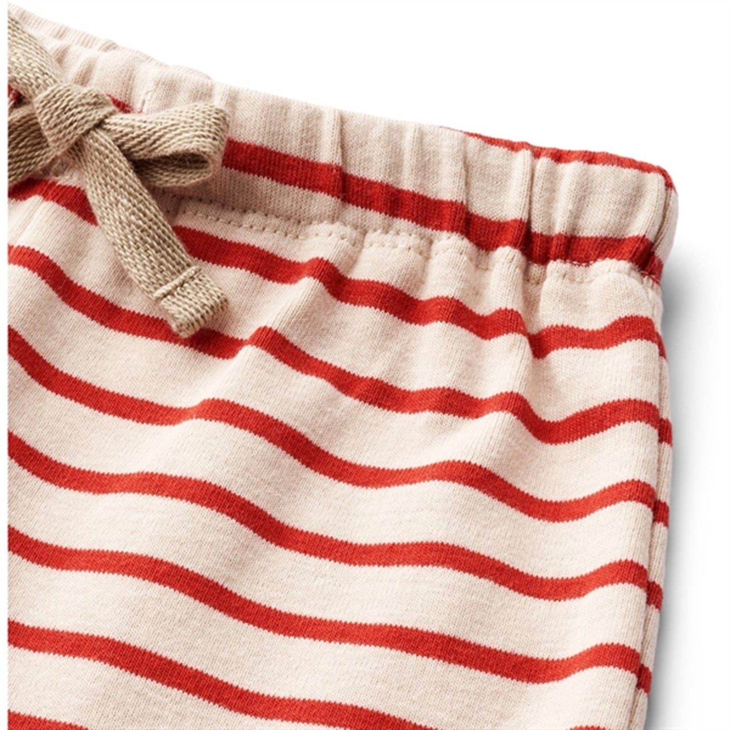 Wheat Red Stripe Jersey Shorts Vic