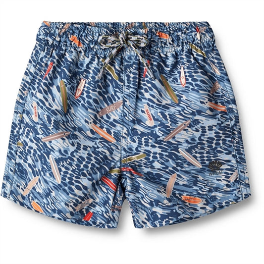 Wheat Indigo Surfboard Swim Trunk Hansi