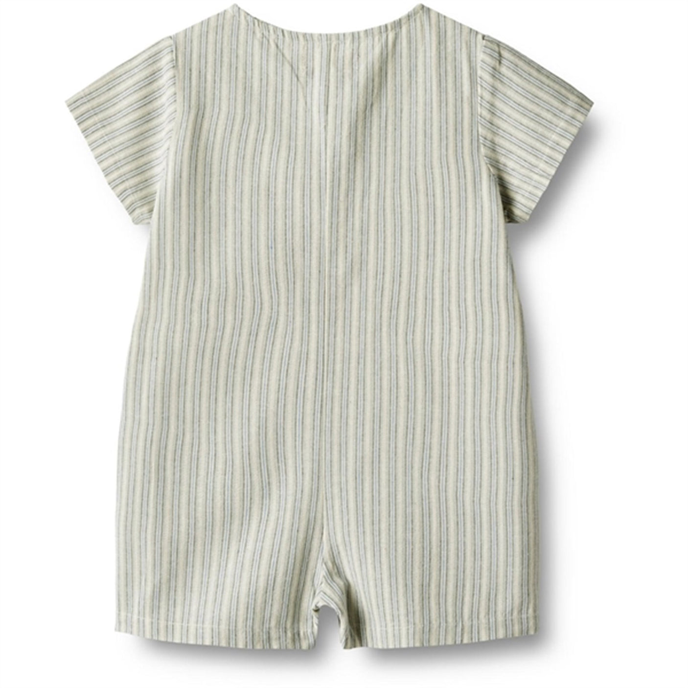Wheat Aquablue Stripe Playsuit Niller