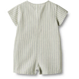 Wheat Aquablue Stripe Playsuit Niller