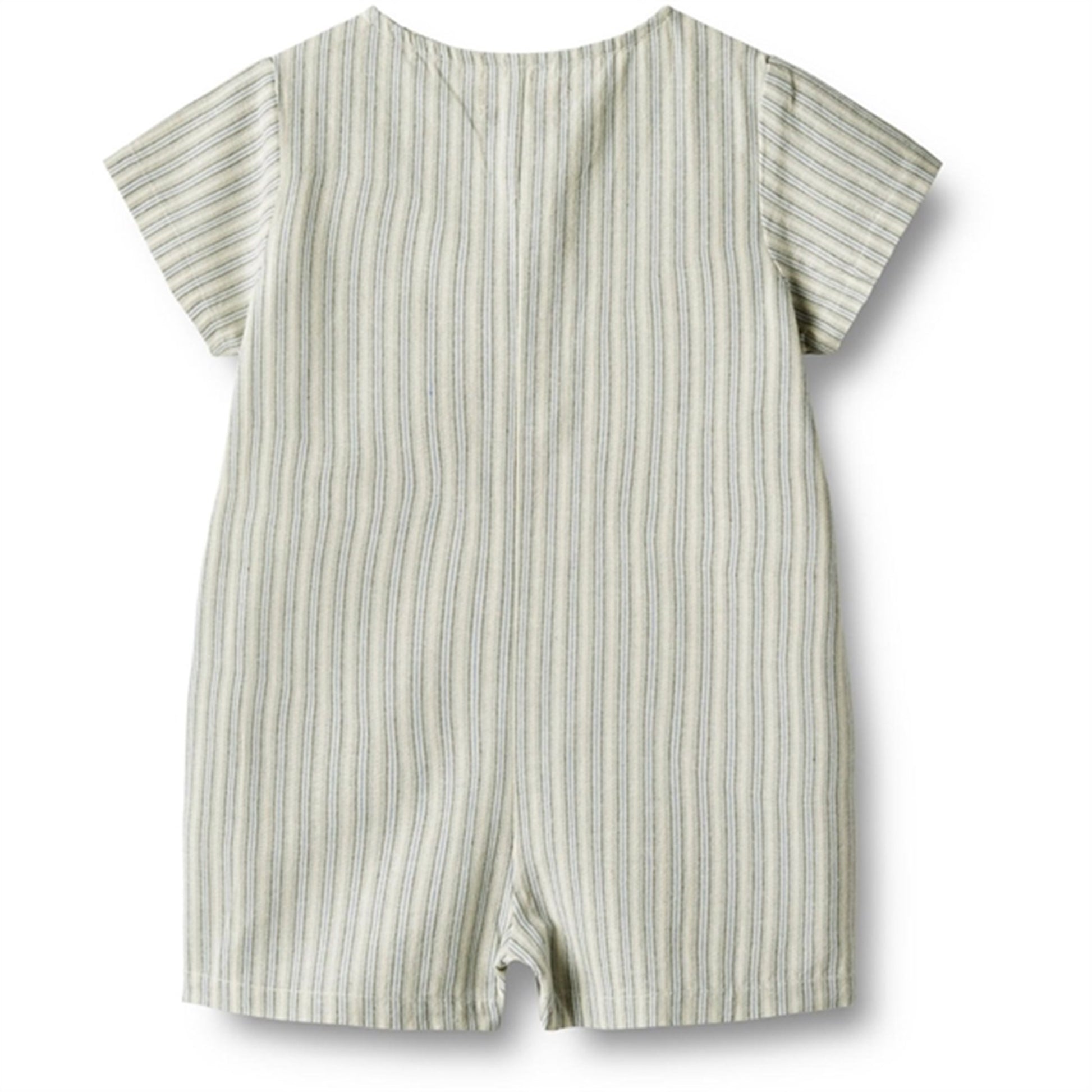 Wheat Aquablue Stripe Playsuit Niller