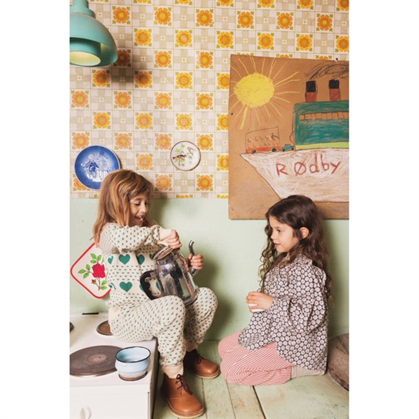 Flöss Max Pants Scarlet Stripe