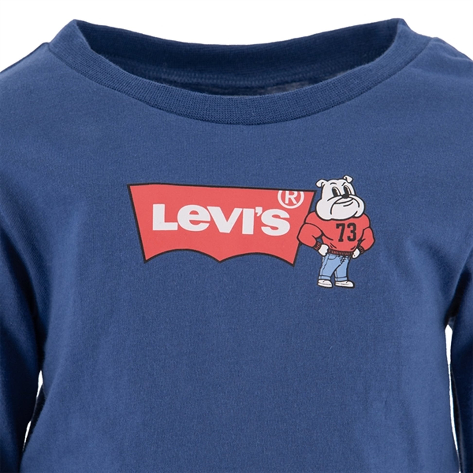 Levi's Mascot Batwing Crewneck T-shirt Blue