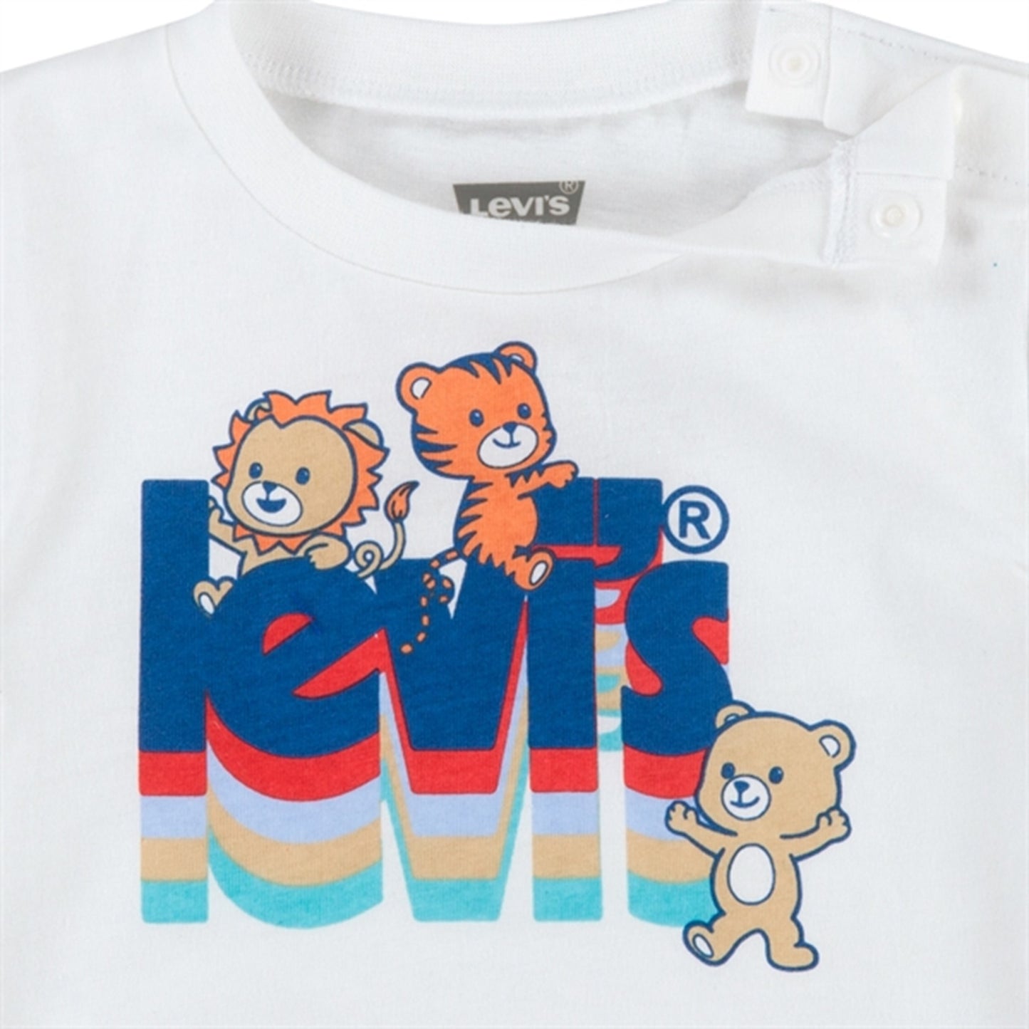 Levi's 70's Critters Poster Logo T-shirt White