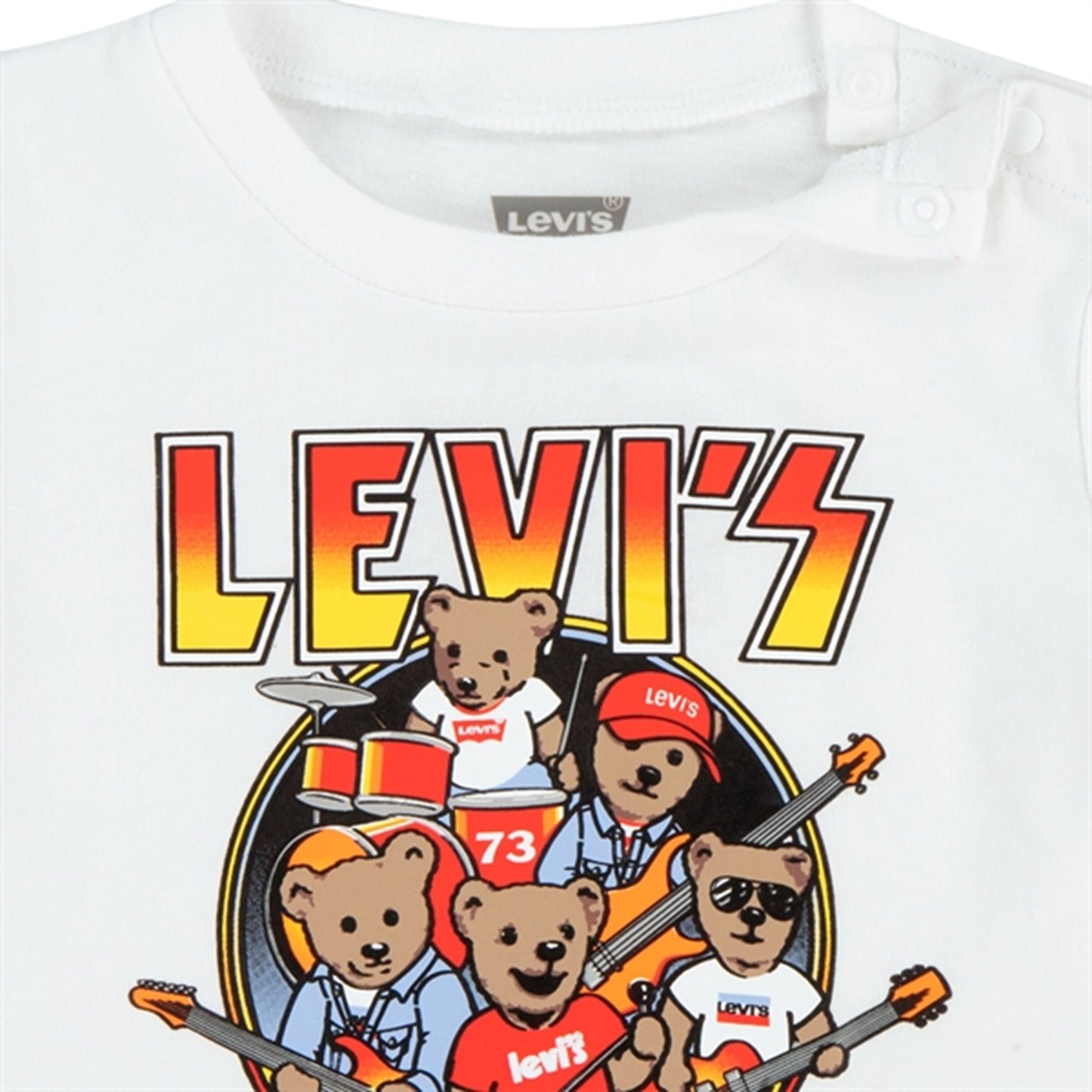 Levi's Teddy Bear Rock T-shirt White
