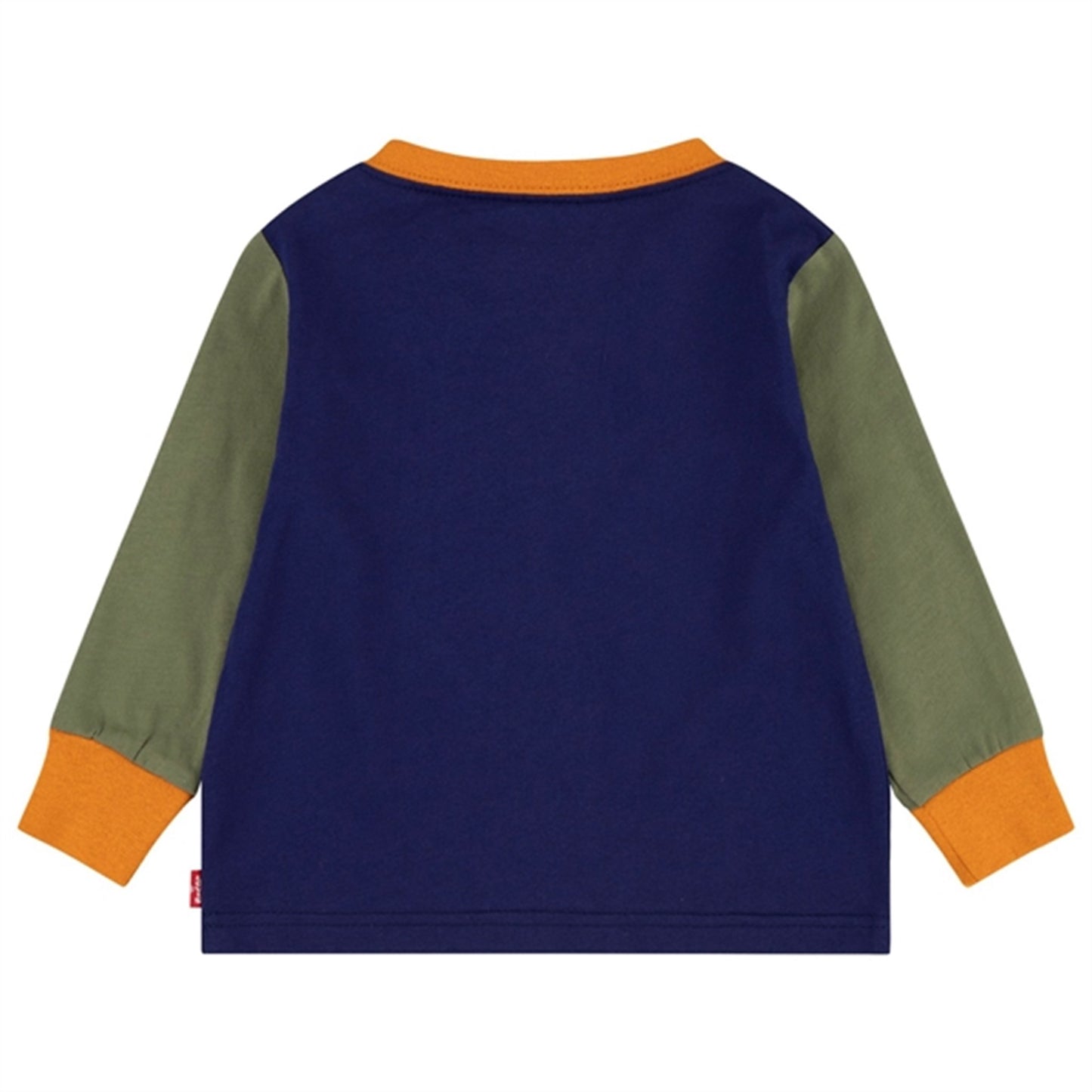 Levi's Baby Pixel Bear Color Blocked Blouse Ocean Cavern