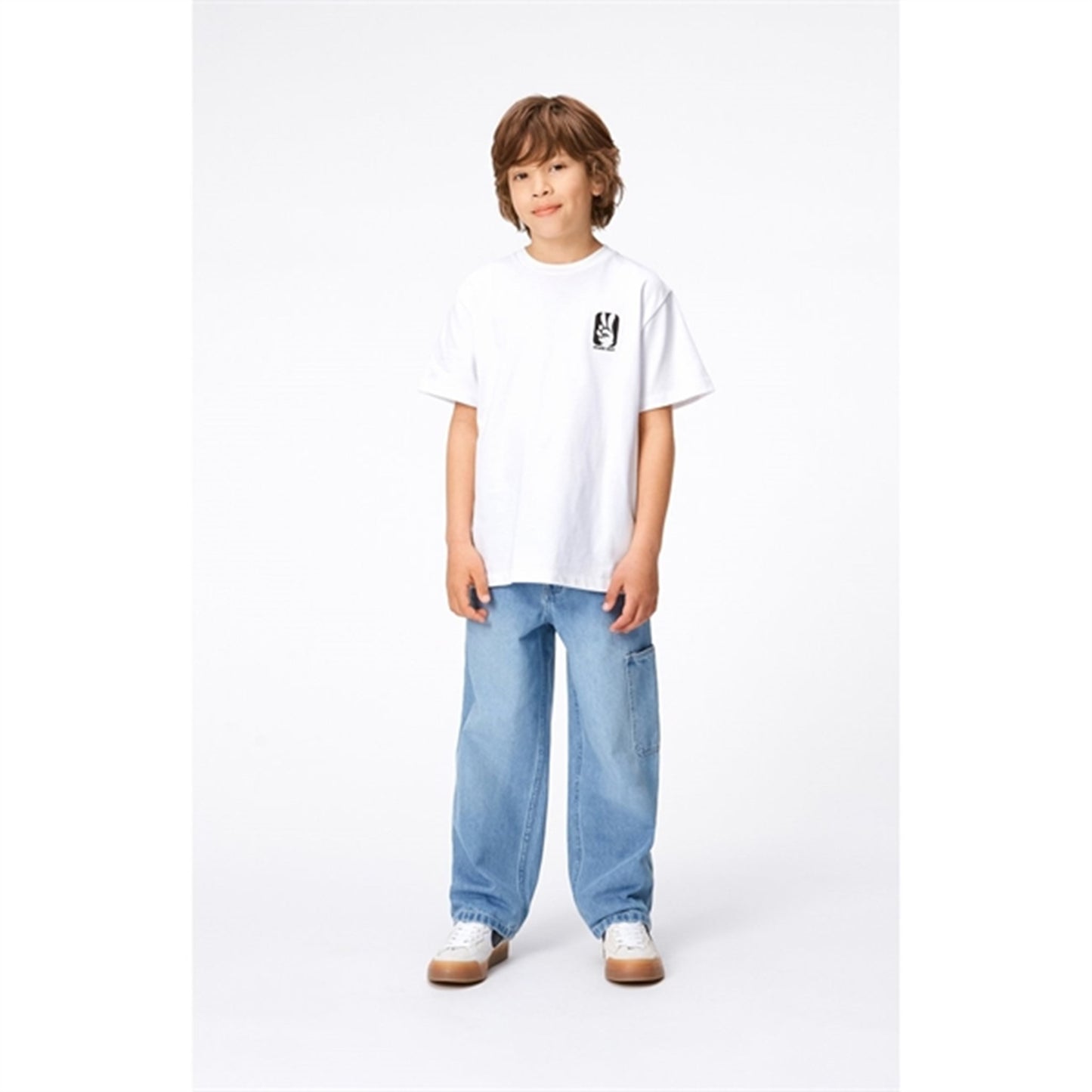 Molo Lightblue Denim Archer Pants